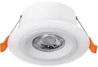 Faretto Ad Incasso Contemporaneo Calonge Policarbonato Bianco Led 4,8W