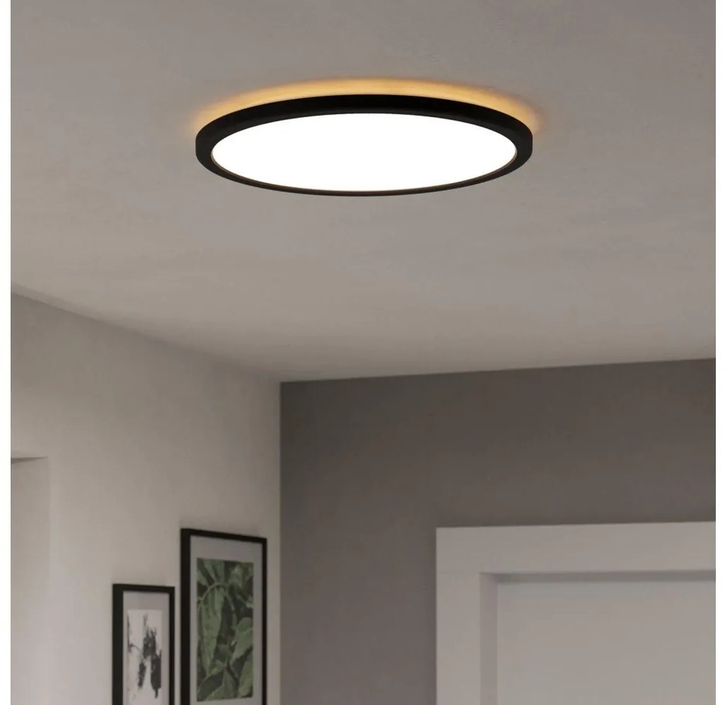 Eglo 901439 - Lampada LED da bagno ROVITO 18,5W/230V diametro 38,9 cm IP44 nero
