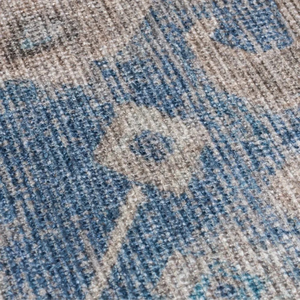 Tappeto blu lavabile 190x290 cm Orelia Global – Flair Rugs