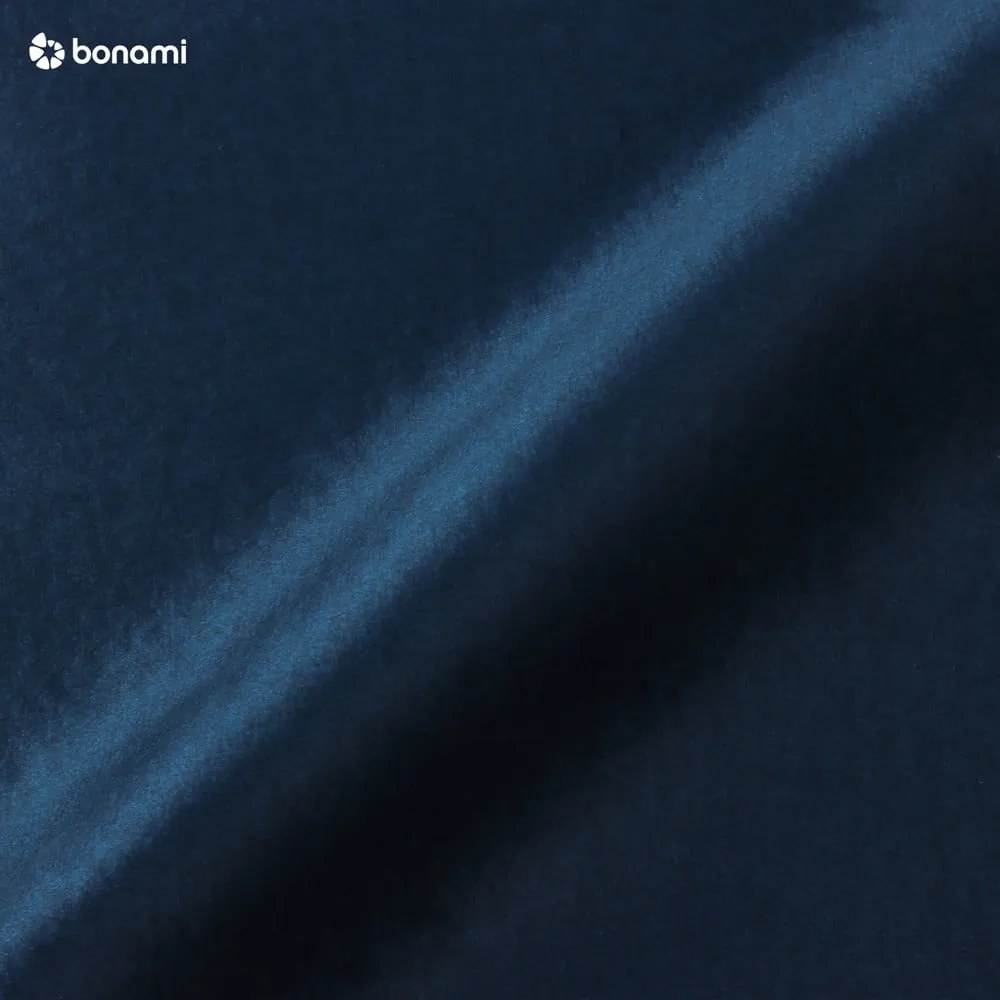 Divano letto in velluto blu scuro Luca - Milo Casa