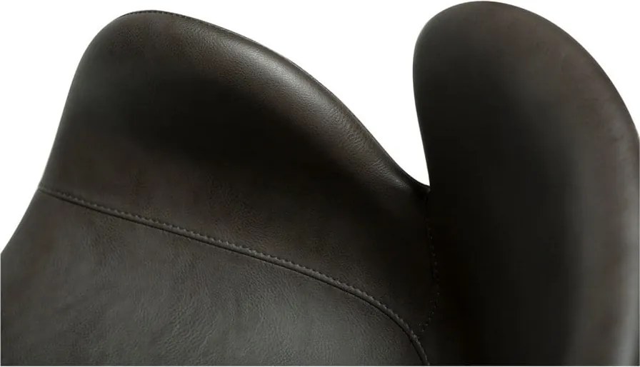 Sedia da pranzo grigia in imbottito con braccioli Gaia – DAN-FORM Denmark