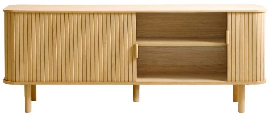 Tavolo TV in rovere naturale 56x160 cm Cavo - Unique Furniture