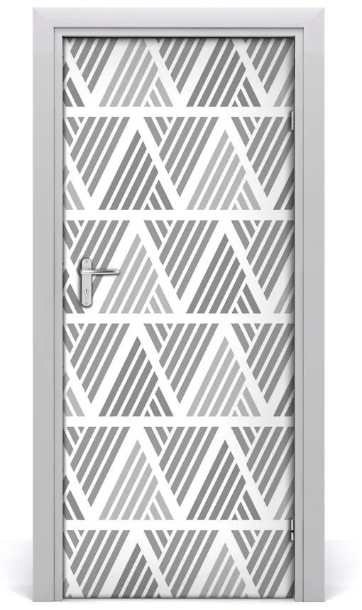 Adesivo per porta Sfondo geometrico 75x205 cm