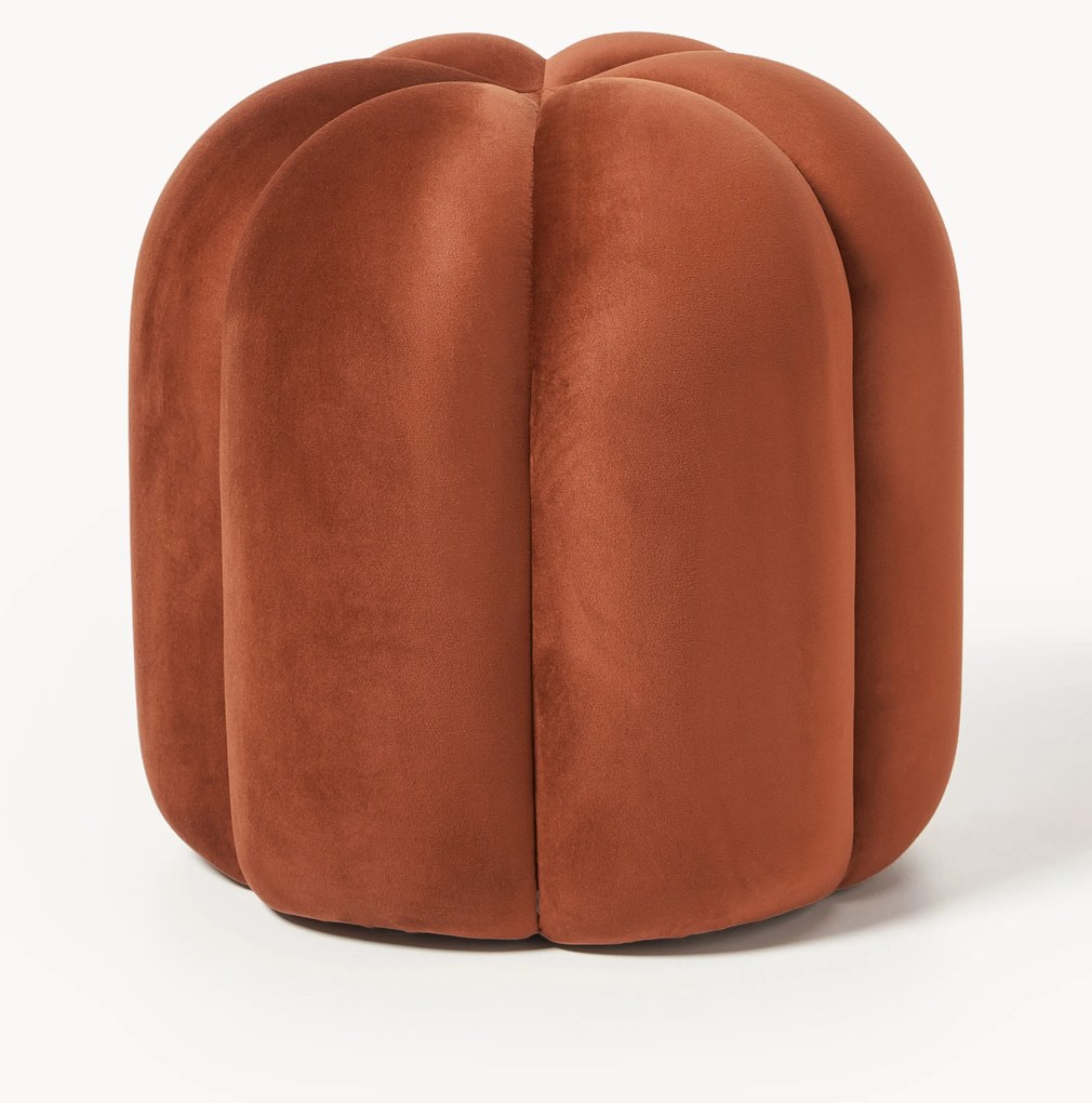 Pouf in velluto Cali