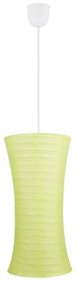 Lampadario su corda TAI 1xE27/60W/230V verde