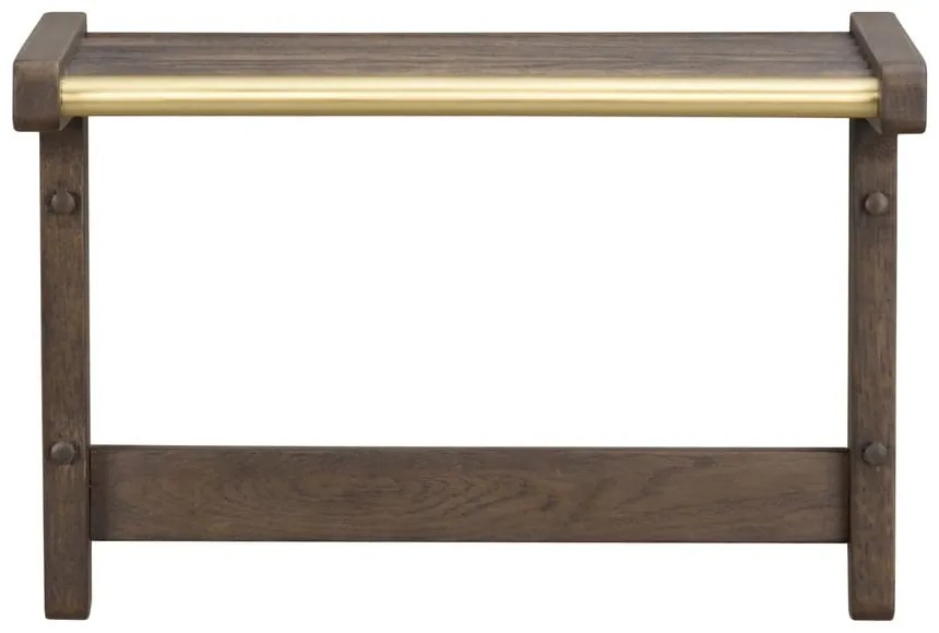 Appendiabiti da parete in rovere marrone scuro Inverness - Rowico