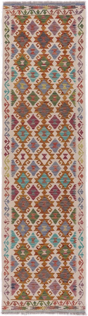 Kilim Tappeto 80 x 300 (Afghanistan) Tessuto A Mano