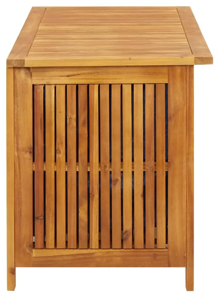 Contenitore da giardino 113x50x58cm in legno massello di acacia