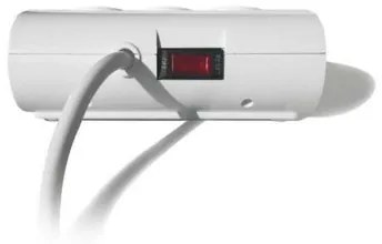 Multipresa 5 Prese con Interruttore Ewent EW3932 1,5 m 2 x USB 2,1 A 2500W Bianco