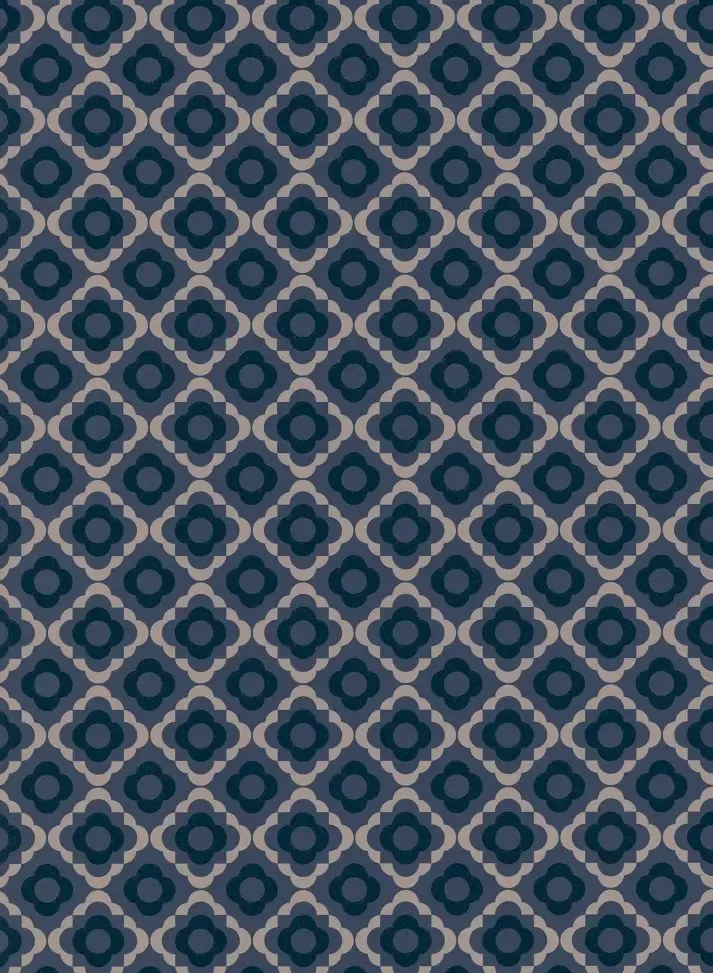 Paint & Paper Library Carta da parati Quatrefoil - Plimsoll metallic
