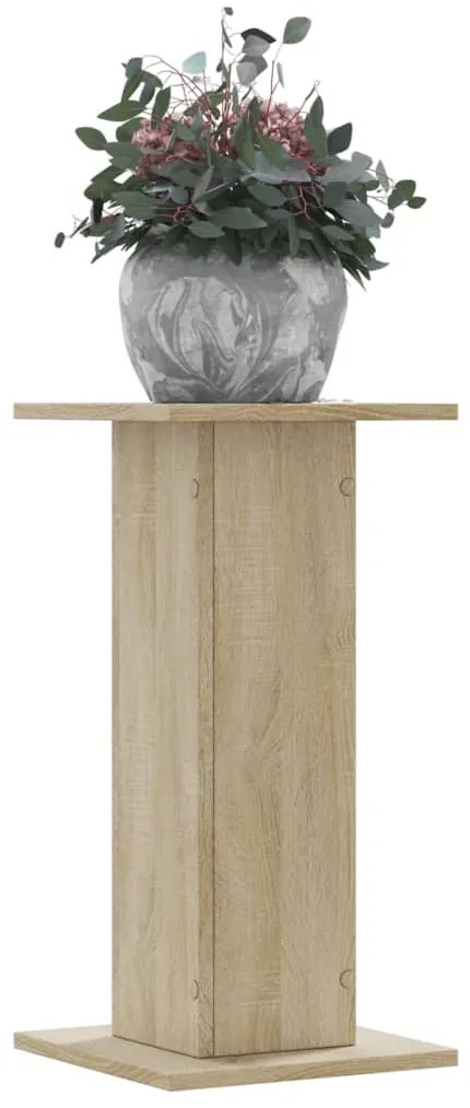Supporti Per Piante 2 Pz Rovere Sonoma 30x30x60cm İn Truciolato /