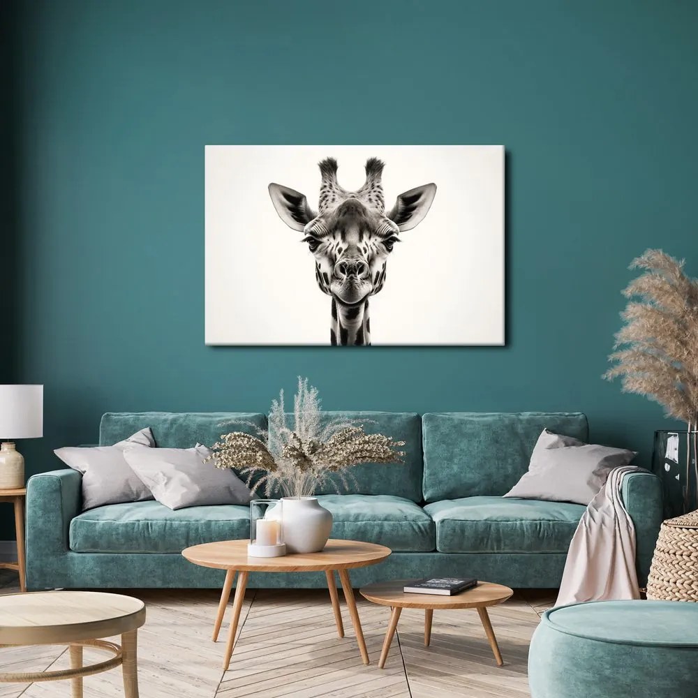 Quadro su tela – Ritratto di giraffa