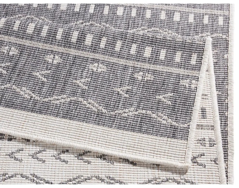 Tappeto da esterno grigio e crema , 150 x 80 cm Kuba - NORTHRUGS