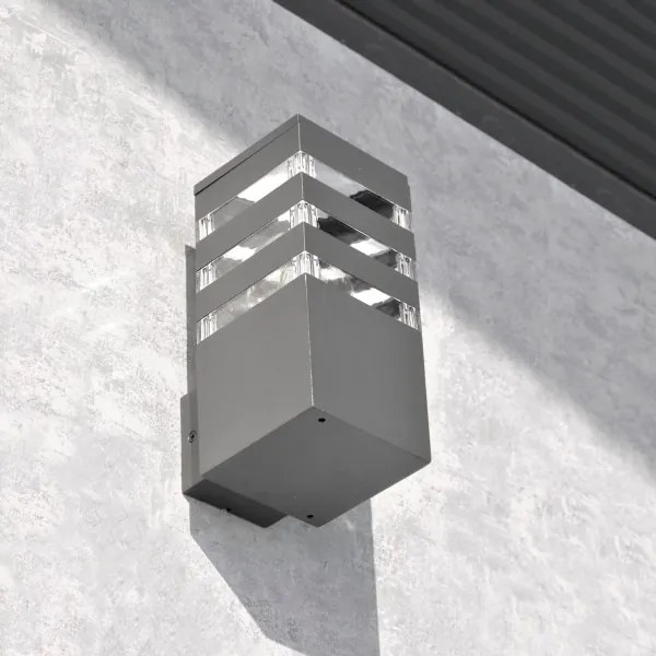 Lampada da parete esterna TEKSAS 1xE27/12W/230V IP44 antracite