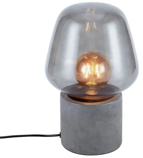 Nordlux - Lampada da tavolo CHRISTINA 1xE27/25W/230V calcestruzzo/grigio