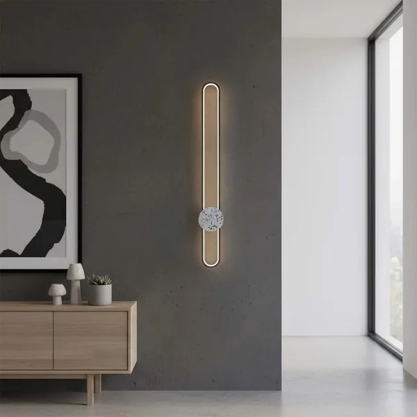 Lampada da parete LED FLORENTYNA LED/24W/230V 4000K nero/bianco