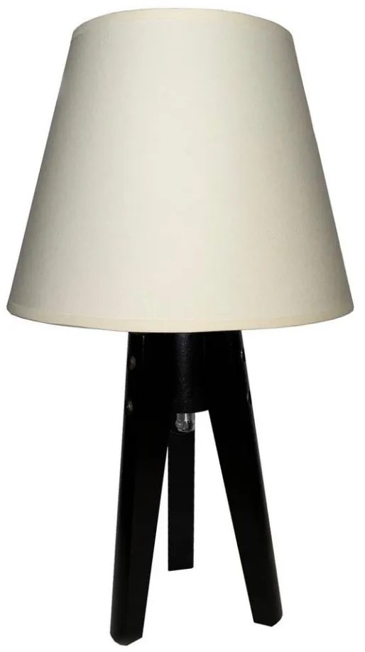 Lampada da tavolo CONE 1xE27/60W/230V wengé cremoso