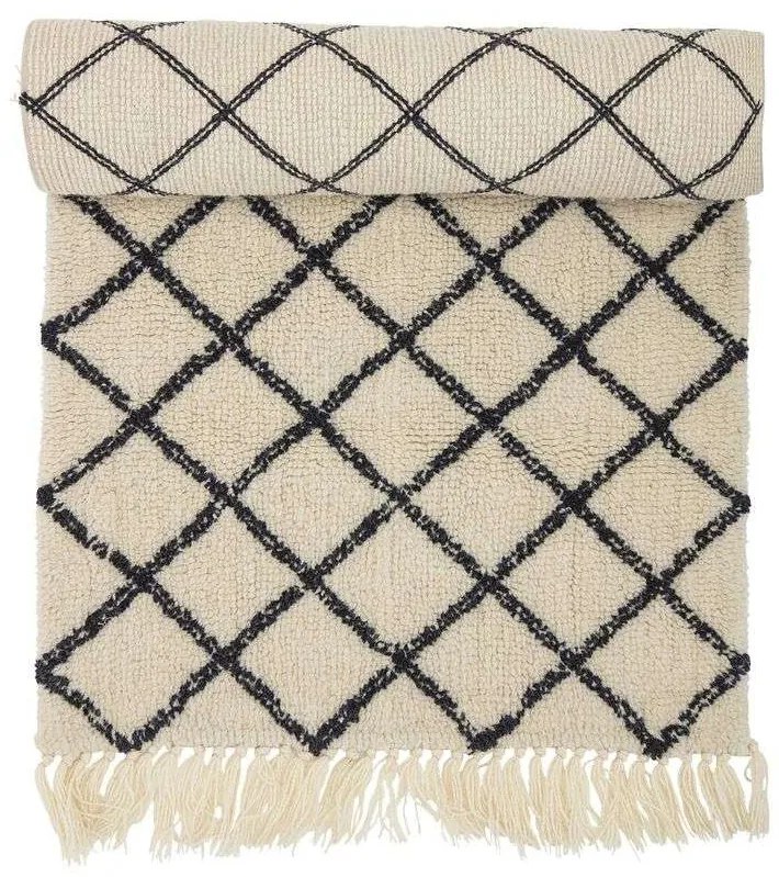 Bloomingville - Warda Rug Nature Wool Bloomingville