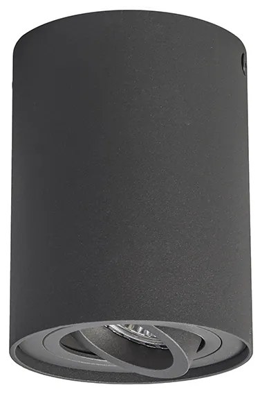 Set di 6 faretti intelligenti grigio scuro incl. Wifi GU10 - Rondoo up