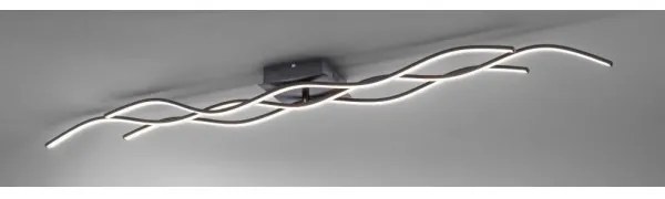 Leuchten Direkt 15167-18-LED Plafoniera WAWE 2xLED/12,5W/230V+LED/17W