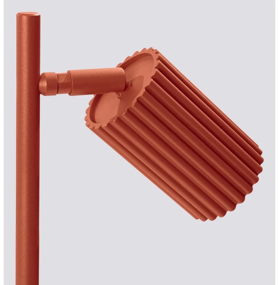 Lampada da tavolo color mattone (altezza totale 43 cm) Gleam – Sollux