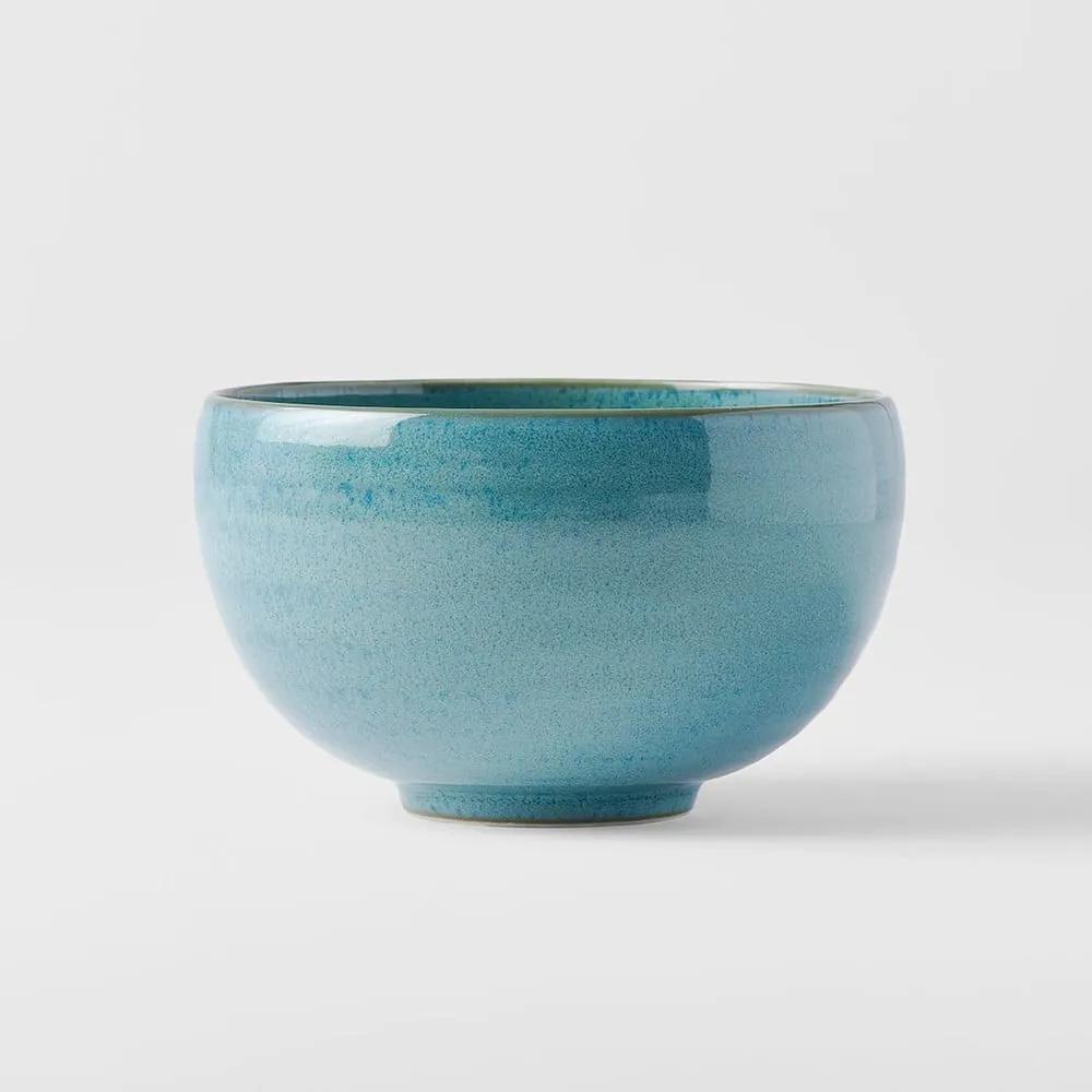 Ciotola in ceramica blu turchese, ø 13 cm Peacock - MIJ