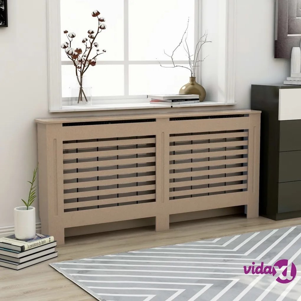 vidaXL Copertura per Radiatore 172x19x81 cm in MDF