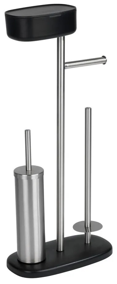 Supporto per WC in acciaio inox con ripiano Rivazza - Wenko