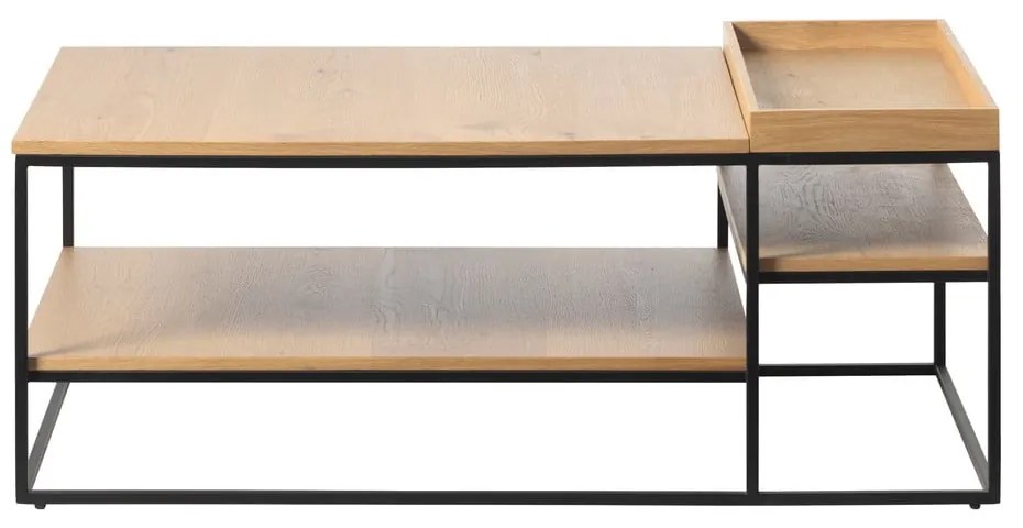 Tavolino in colore naturale 70x120 cm Rivoli - Unique Furniture