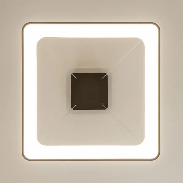 Brilagi - Lampadario LED dimmerabile sospeso a cavo FALCON II LED/125W/230V 60x60 cm nero + telecomando