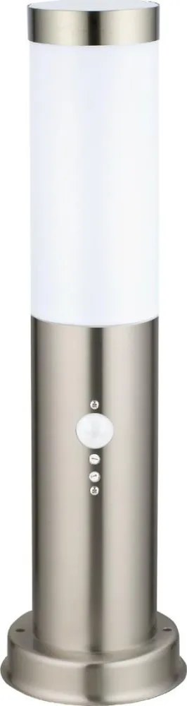 Brilagi - Lampada da esterno con sensore 1xE27/15W/230V 40 cm IP44 cromo opaco