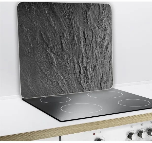 WENKO 2712984500 - Piastra di copertura ABDECKPLATTE - NEUTRO 56x50 cm nera/trasparente