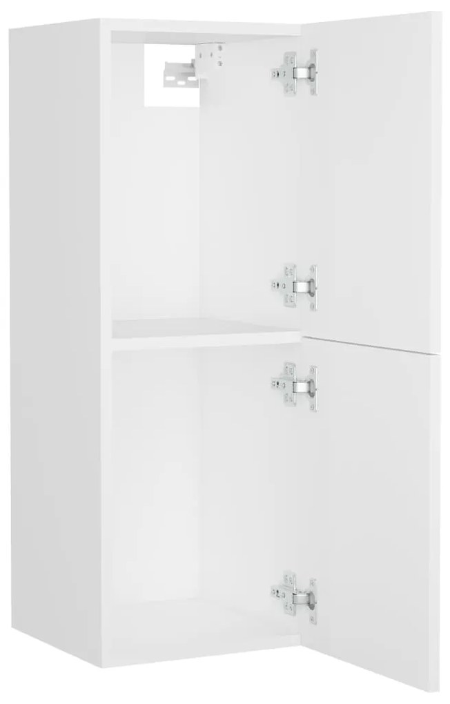 Set mobili da bagno bianco in truciolato