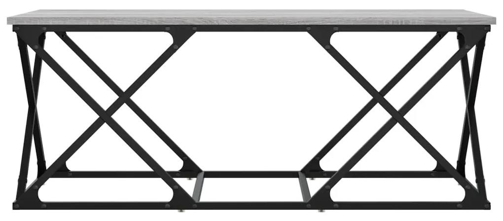 Tavolino da Salotto Grigio Sonoma 100x49x40cm Legno Multistrato