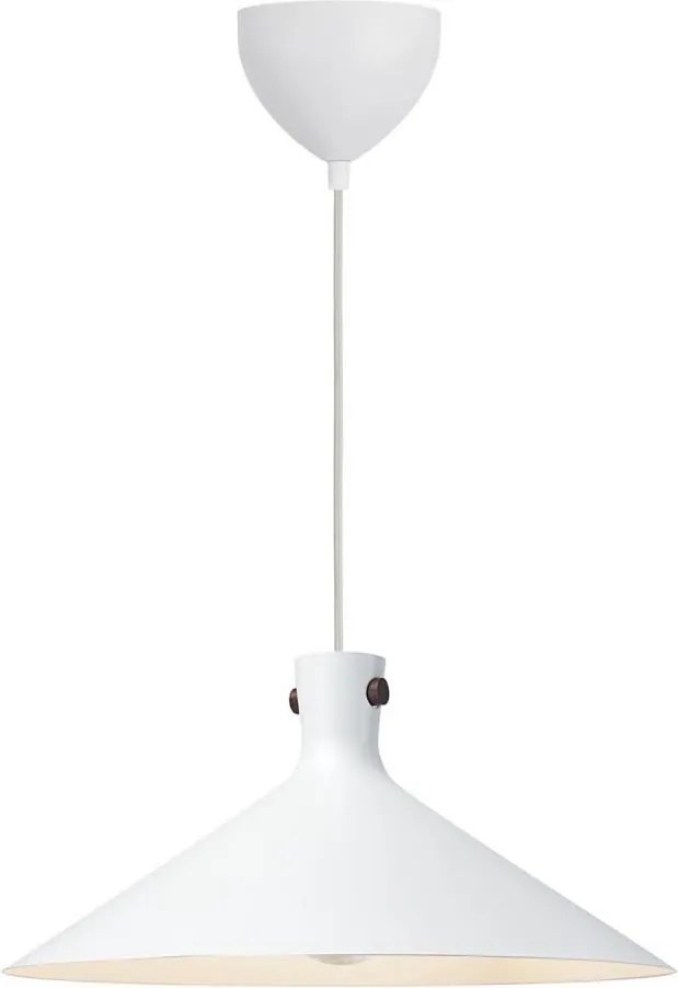 Nordlux - Lampada a sospensione con cavo DORINA 1xE27/60W/230V bianco Ø 45 cm