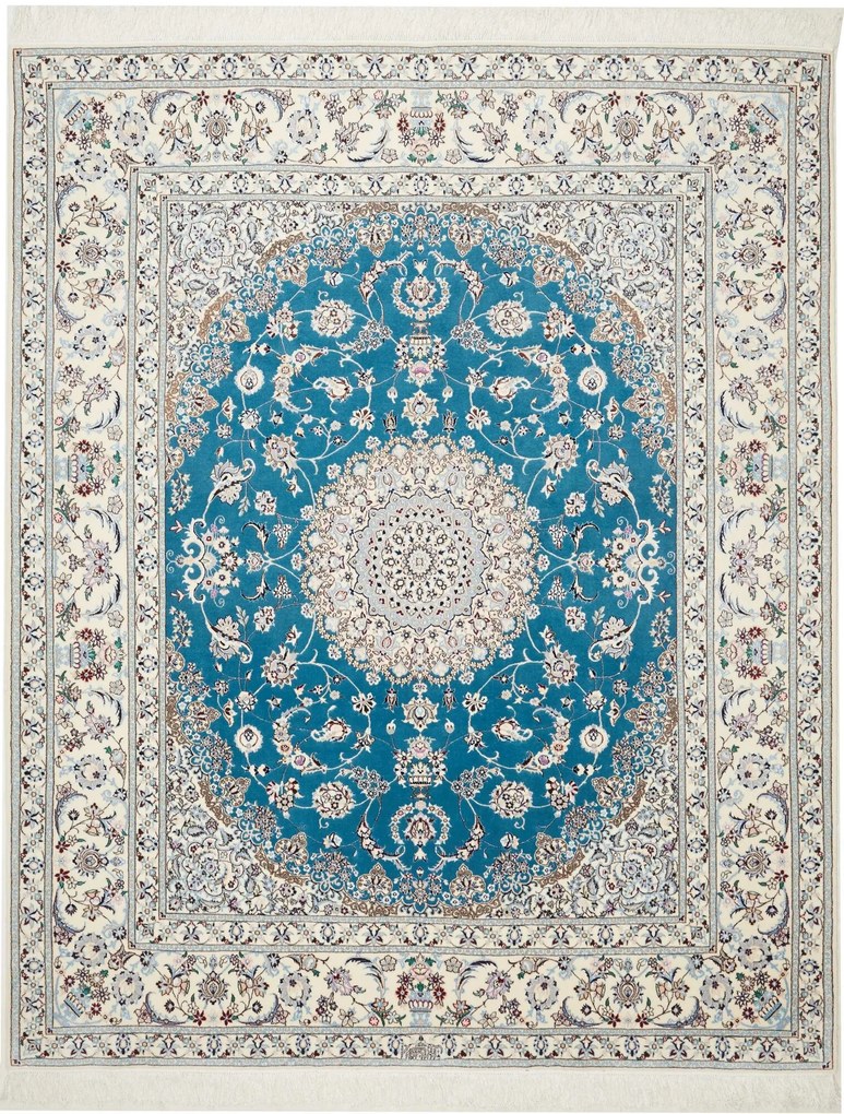 Nain Tappeto 260 x 210 (Iran) Annodato A Mano