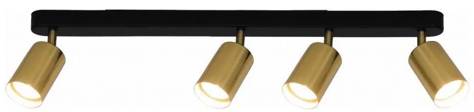 Faretto KONCEPT 4xGU10/35W/230V nero/oro