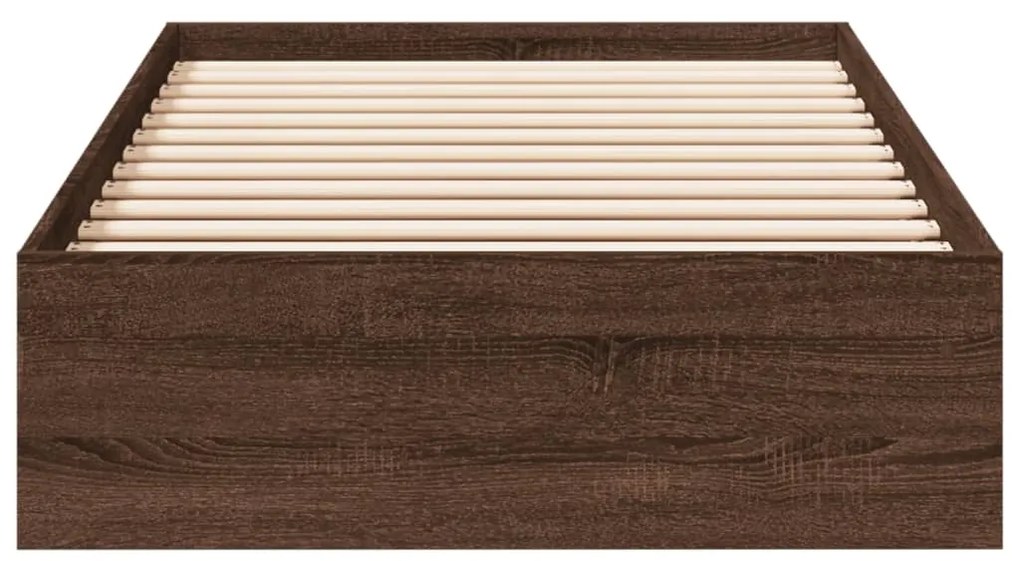 Giroletto cassetti rovere marrone 75x190 cm legno multistrato