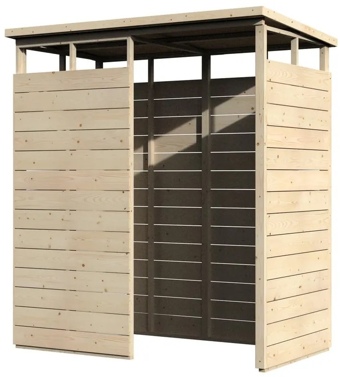 Casetta da giardino DECOR ET JARDIN Multifunzione in legno con porta prodotto senza porta, superficie interna 1.48 m² e spessore parete 12 mm
