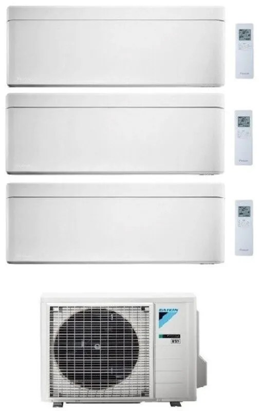 Daikin - Condizionatore trialsplit serie Stylish 12000+12000+12000 Btu codice prod: FTXA35CW (3) 3MXM68A9