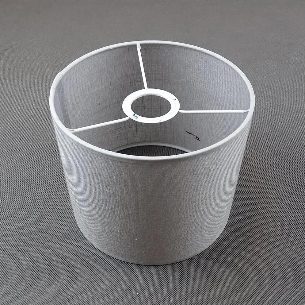 Paralume di ricambio universale ROLS E27 17x20 cm grigio