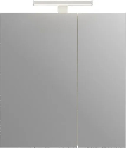 Specchio bagno contenitore 65 cm colore bianco opaco | LAC-EOLO-65 - KAMALU