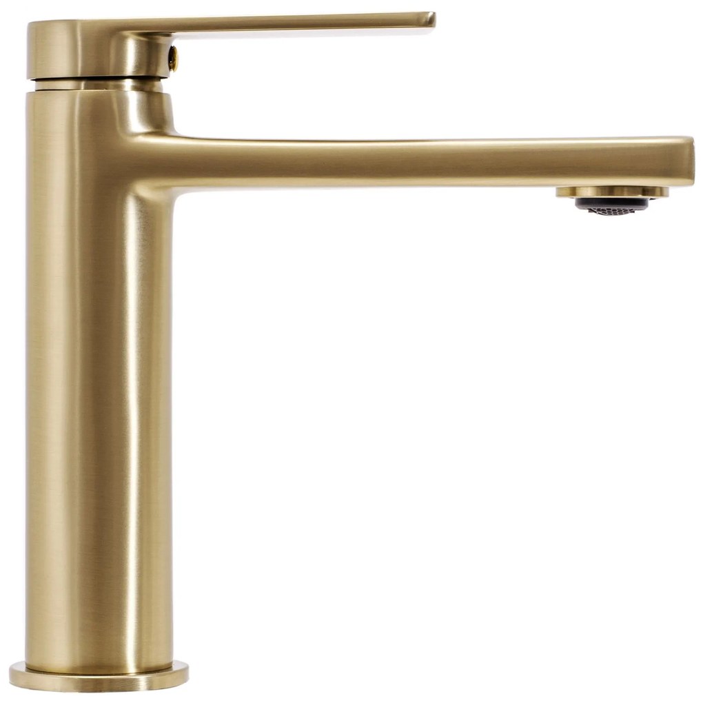 Rubinetto da lavabo Rea Verso Brush Gold low