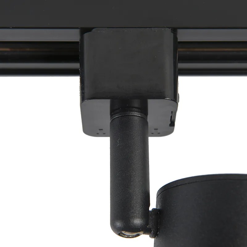 Faretto a binario smart nero monofase con WiFi GU10 - Jeana