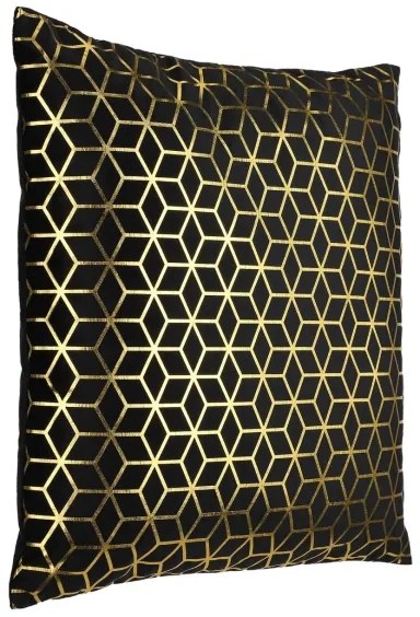 Eglo 420078 - Cuscino decorativo SINGU 45x45 cm nero/oro