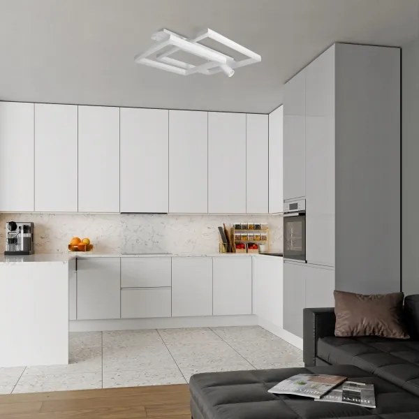 Plafoniera LED LED/38W/230V + 1xGU10/30W bianca