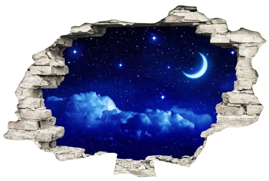 Adesivo Lune romantiche, 60 x 90 cm - Ambiance