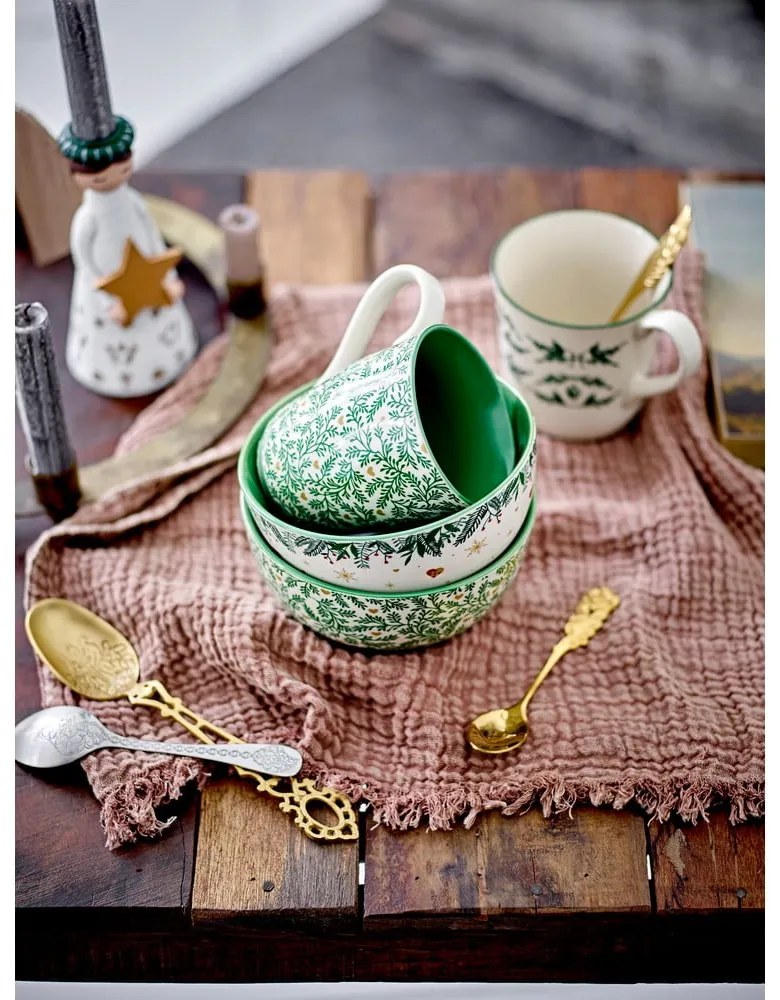 Candelieri in poliresina con motivo natalizio in set di 4 pezzi Abba - Bloomingville