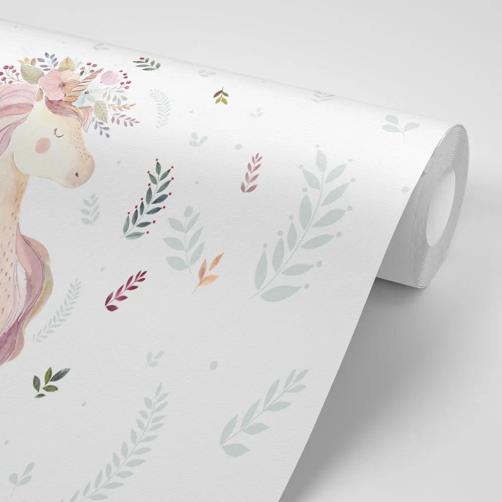 Carta da parati autoadesiva – Unicorno magico