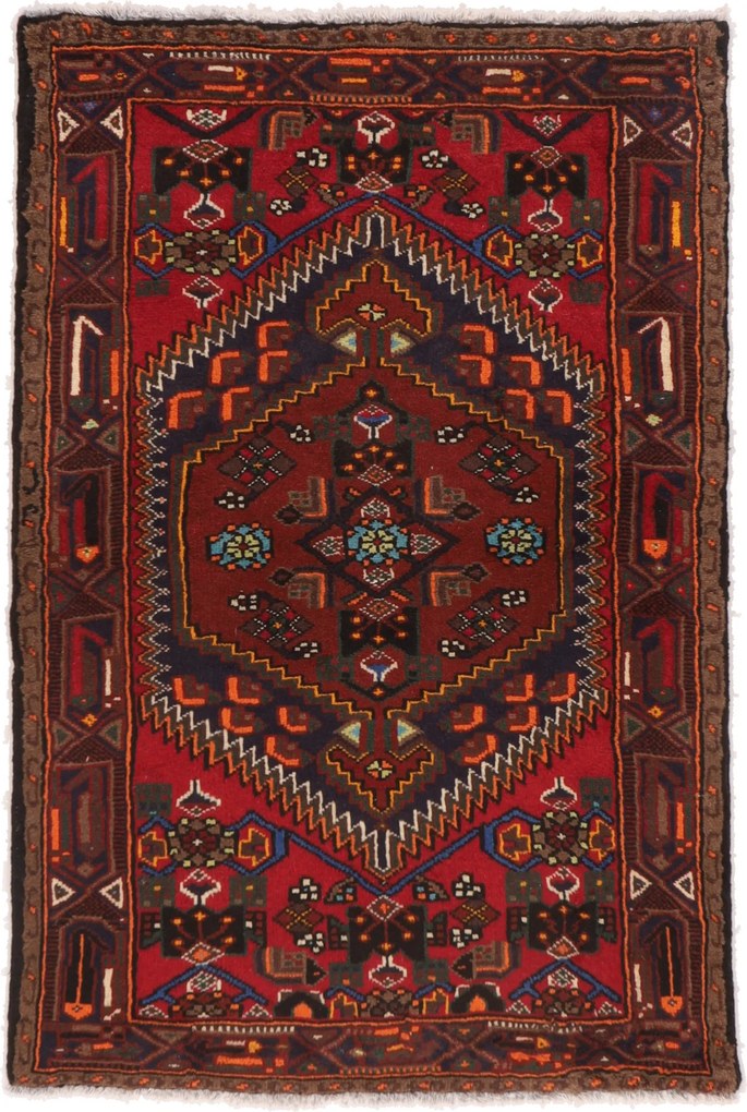 Hamedan Tappeto 150 x 100 (Iran) Annodato A Mano